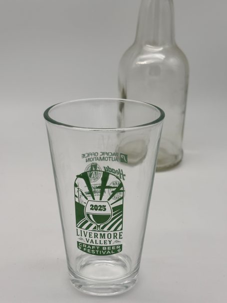 Screen-printed Pint Glasses